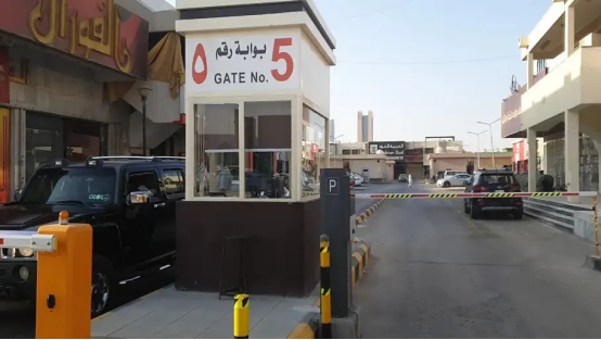 ALPR Parking System at A market in Riyadh,Saudi Arabia