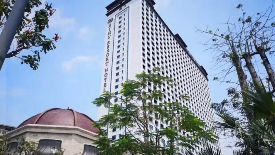 ALPR Parking at Nan hai Pearl Hotel in Cambodia